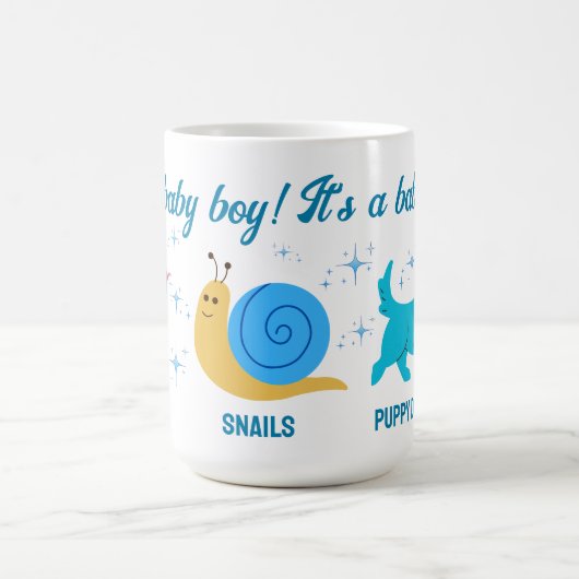 Retro kikkers en slakken gender onthullen dat het magische mok (Midden)