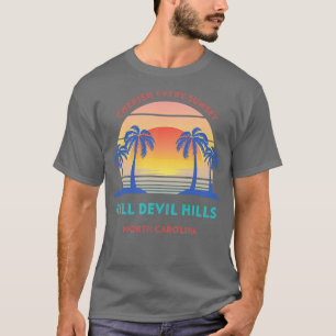 Retro Kill Devil Hills Beach Koesteren elke zonson T-shirt