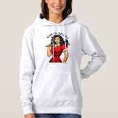 Retro Killer Housewife “Who’s Next?” Hoodie (Voorkant)
