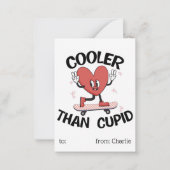  Retro Kind Classroom Valentijnsdag Kaart Notitiekaartje (Voorkant)