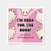 Retro Kinder Meisje Halloween Verjaardagsfeest Servet (Voorkant)