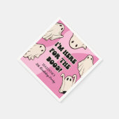 Retro Kinder Meisje Halloween Verjaardagsfeest Servet (Hoek)