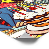 Retro Kinder Partij Comics Poster (Hoek)