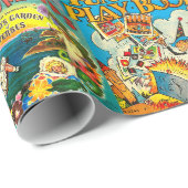 RETRO KINDERBOEKEN INPAKPAPIER (Rol Hoek)