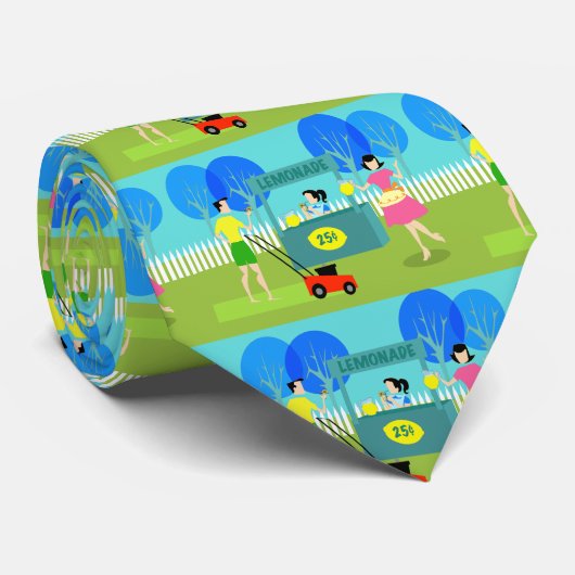 Retro Kinderlimonade Stropdas (Opgerold)