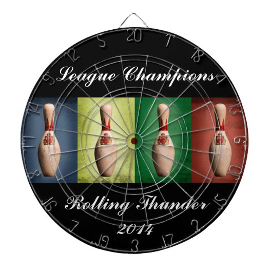 Retro King Pins Dartbord (Voorkant)