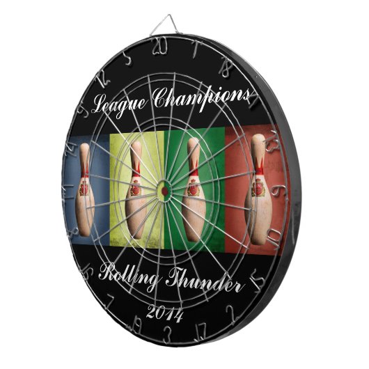 Retro King Pins Dartbord (Voorkant Rechts)