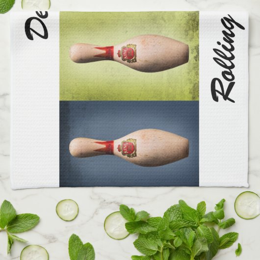 Retro King Pins Theedoek (Gevouwen)