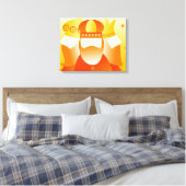 Retro Kings Canvas Afdruk (Insitu (Slaapkamer))