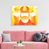 Retro Kings Canvas Afdruk (Insitu (Woonkamer))