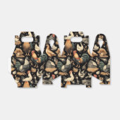 Retro Kip Boerderij Patroon Bedankdoosjes (Uitgevouwen)