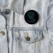 Retro kip meme sarcastisch koolhydraatarm dieet hu ronde button 5,7 cm (In situ)