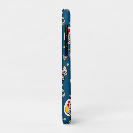 Retro Kippen Case-Mate iPhone Case (Achterkant/links)