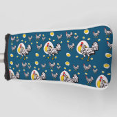 Retro Kippen Golfheadcover (Voorkant)