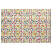 Retro kippen in bloementuin patroon stof (Yard (91,4 cm))