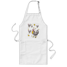 Retro Kippen Lang Schort