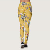 Retro Kippen Leggings (Achterkant)