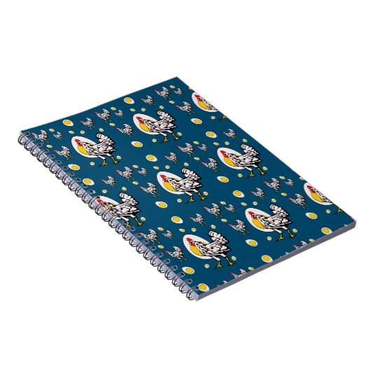 Retro Kippen Notitieboek (Rechterzijde)