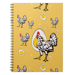 Retro Kippen Notitieboek