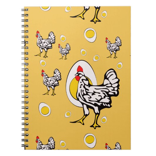 Retro Kippen Notitieboek (Voorkant)