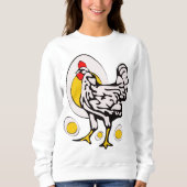 Retro Kippen Trui (Voorkant)