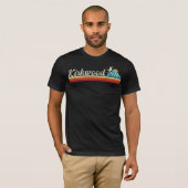 Retro Kirkwood Mountain Ski T-shirt (Voorkant volledig)