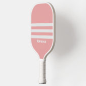Retro Kiss Drie Strepen met Naam Pickleball Paddle (Links)
