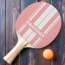 Retro Kiss Twee-Tonige Board Strepen met Naam