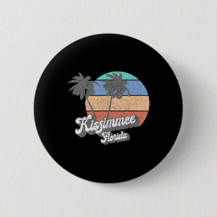 Retro Kissimmee Florida Fl Vintage Strand Surfen Ronde Button 5,7 Cm