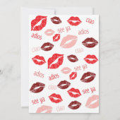 Retro Kissing My 50's Goodbye 60ste verjaardagsfee Kaart (Achterkant)