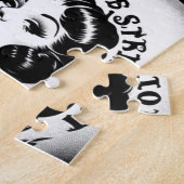 Retro Kissing Pin-ups Legpuzzel (Zijkant)