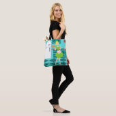 Retro Kitchen All-Over Print Canvas tas (Op model)