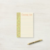 Retro Kitchen Grocery List Post It Notes Gift (Op bureau)