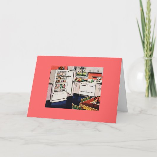 Retro Kitchen Kaart (Voorkant)