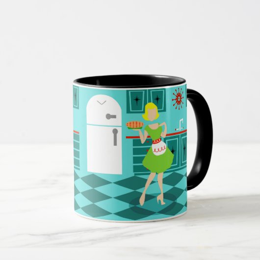 Retro Kitchen-Mok Mok (Voorkant rechts)