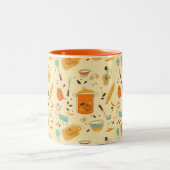 Retro Kitchen-Mok Tweekleurige Koffiemok (Center)