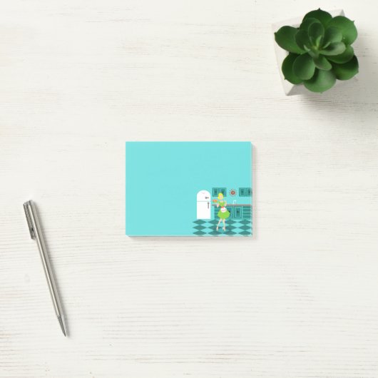 Retro Kitchen Post-it Notes (Kantoor)