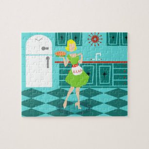 Retro Kitchen Puzzle Legpuzzel
