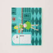 Retro Kitchen Puzzle Legpuzzel (Verticaal)