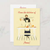 Retro Kitchen Recipe Kaart (Voorkant / Achterkant)