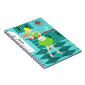Retro Kitchen Spiral-laptop Notitieboek (Rechterzijde)
