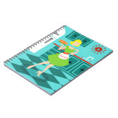 Retro Kitchen Spiral-laptop Notitieboek (Linkerzijde)