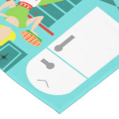 Retro Kitchen Table Runner Korte Tafelloper (Hoek)