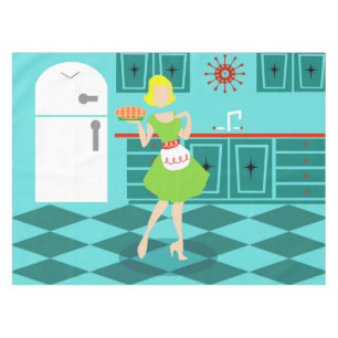 Retro Kitchen Tablecloth Tafelkleed