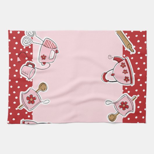 Retro Kitchen Towel Theedoek (Horizontaal)