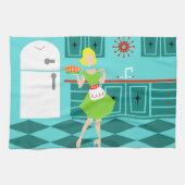 Retro Kitchen Towels Theedoek (Horizontaal)