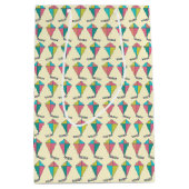 Retro Kite Pattern Medium Cadeauzakje (Voorkant)