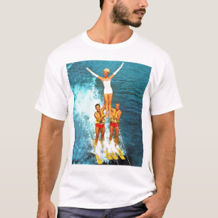 Retro Kitsch dameskiers T-shirt