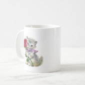 Retro Kitten Koffiemok (Voorkant links)