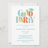 Retro Klas Congrats Afstuderen Kaart (Voorkant)